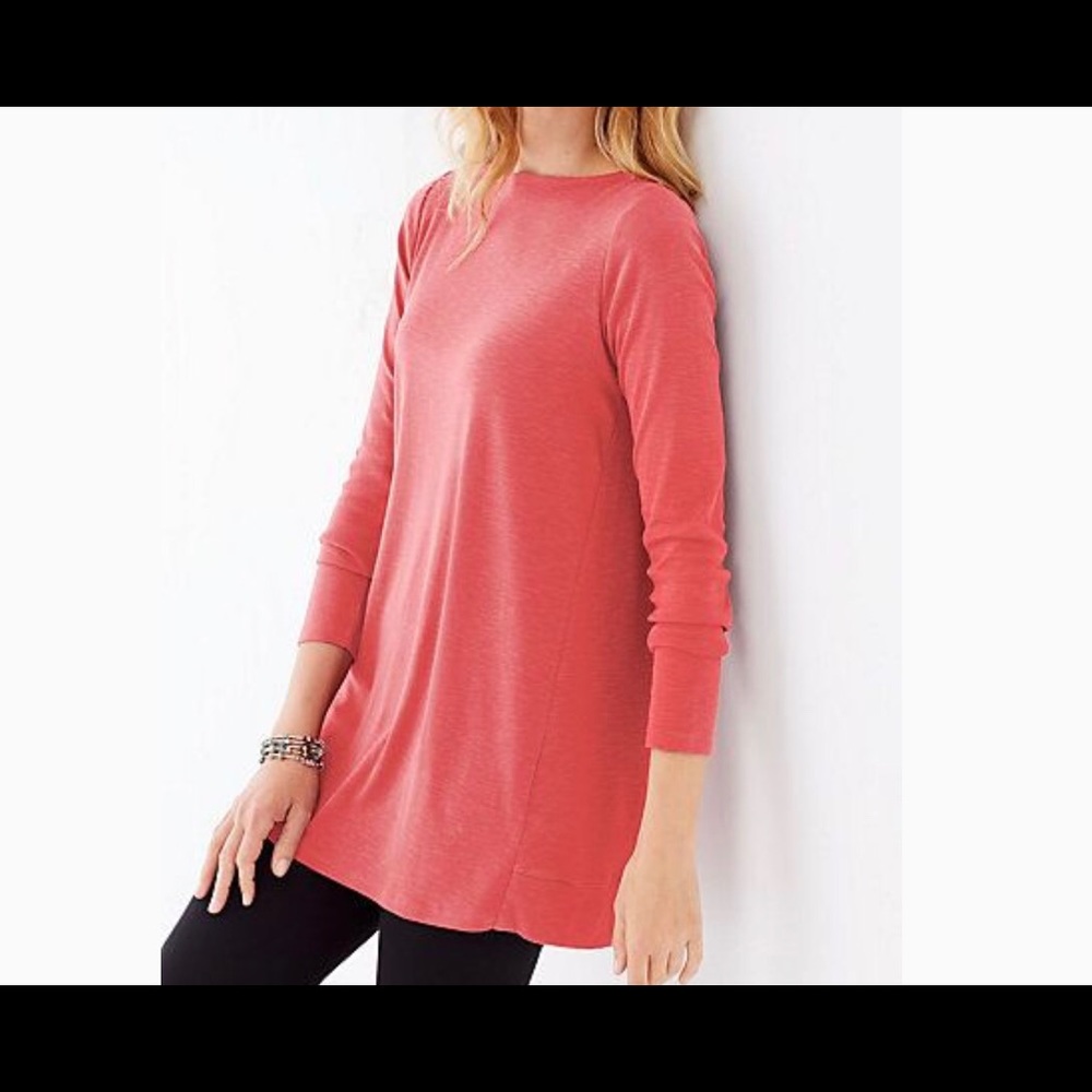 Pima boatneck tunic